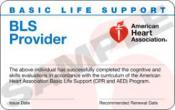 BLS Basic Life Support Card